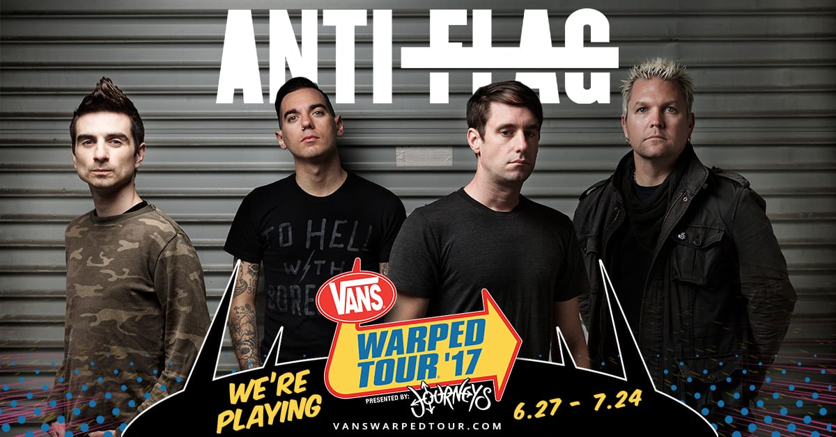 INTERVIEW Anti Flag Discuss Warped Tour + Donald Trump + Punk Being