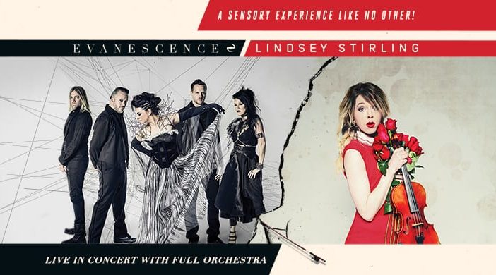 Evanescence and Lindsey Stirling Co-Headliner