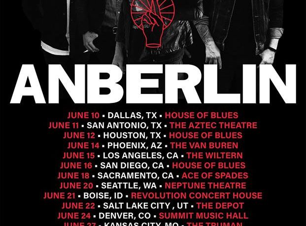 Anberlin tour poster