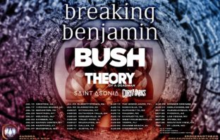 Breaking Benjamin Bush Tour Poster