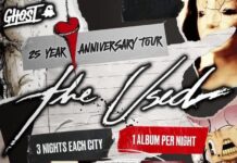 The Used Announces 25th Anniversary Tour: Celebrate with Three Nights in Each City!