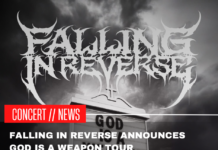 Falling In Reverse Announces “God Is A Weapon” Tour W/Special Guests