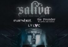 Saliva Announces Massive U.S. Fall 2025 Tour with Earshot, The Founder (ft. Austin John Winkler), and LYLV