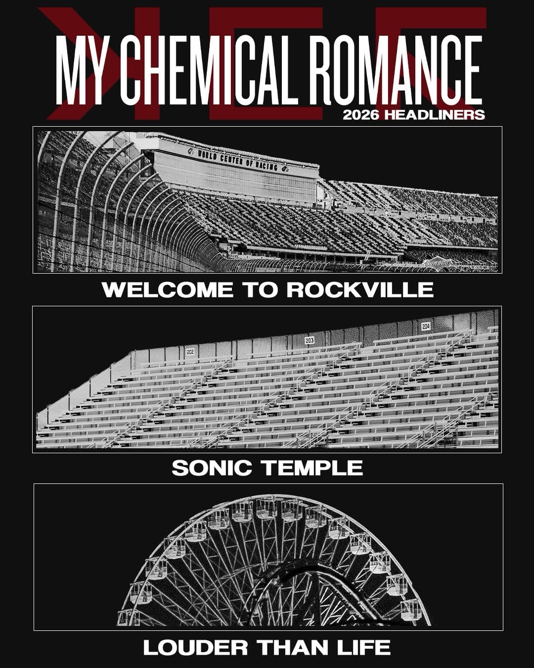 My Chemical Romance Announced as 2026 Festival Headliners
